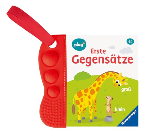 Ravensburger Play+ flip&pop: Erste Gegensätze (Mein allererstes Beißbuch): Mein allererstes Beißbuch