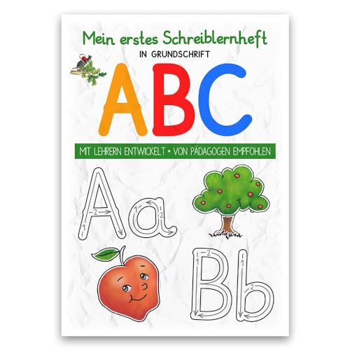 Mein buntes Kinder-ABC in Grundschrift: Schreiblernheft DINA 5, auf 120g/m² Zeichenkarton Mein buntes Kinder-ABC in Grundschrift: Schreiblernheft DINA 5, auf 120g/m² Zeichenkarton von E&Z Verlag GmbH