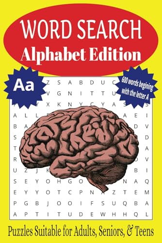 Word Search Puzzle Book Letter A: Fun Puzzles with Easy to Read Print | 1 Word Puzzles | 6x9 | 100 pages | Large Print | Anxiety Relief | 50 Puzzles … Gifts for Vacations, Holidays, & Free Time. Word Search Puzzle Book Letter A: Fun Puzzles with Easy to Read Print | 1 Word Puzzles | 6x9 | 100 pages | Large Print | Anxiety Relief | 50 Puzzles … Gifts for Vacations, Holidays, & Free Time. von Independently published
