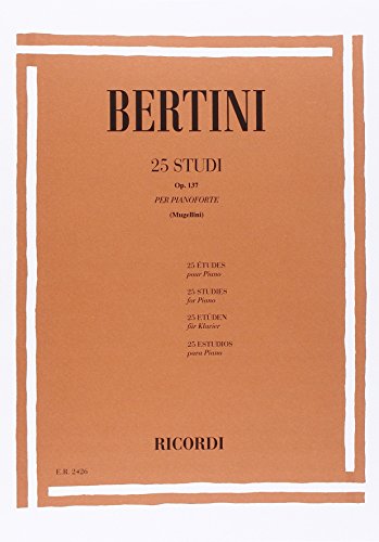 25 Studi Op. 137 (PIANO) von Ricordi