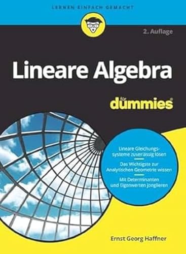 Lineare Algebra für Dummies: Lineare Gleichungssysteme zuverlässig lösen. Das Wichtigste zur Analytischen Geometrie wissen. Mit Determinanten und Eigenwerten jonglieren