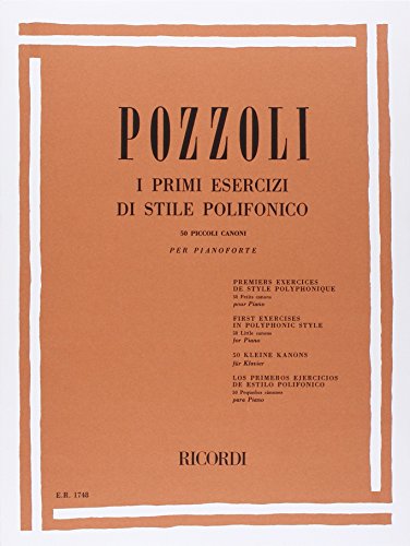 Primi Esercizi Di Stile Polifonico von Ricordi