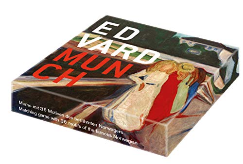 Edvard Munch. Memo (Spiel): Memo mit 36 Motiven des berühmten Norwegers | Matching Game with 36 motifs of the famous Norwegian