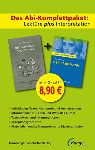 Der Sandmann - Lektüre plus Interpretation: Königs Erläuterung + kostenlosem Hamburger Leseheft von E.T.A. Hoffmann.: Das Abi-Komplettpaket: Königs ... Hamburger Leseheft (Königs Erläuterungen) von C. Bange Verlag GmbH