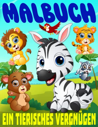 Malbuch Tierisches Vergnügen, für Kinder im Großdruckformat und Kleinkinder geeignet: DIN A4 Format mit 65 tierischen Ausmalvorlagen für Mädchen und Jungen, Ausmalbuch für kreative Kids Malbuch Tierisches Vergnügen, für Kinder im Großdruckformat und Kleinkinder geeignet: DIN A4 Format mit 65 tierischen Ausmalvorlagen für Mädchen und Jungen, Ausmalbuch für kreative Kids von Independently published