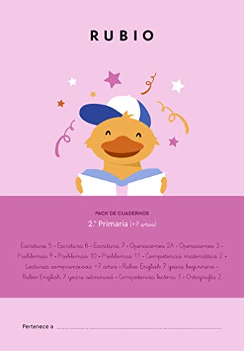 Pack de cuadernos 2.º de Primaria (+7 años) von Editorial Rubio