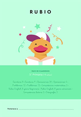 Pack de cuadernos 3.º de Primaria (+8 años)