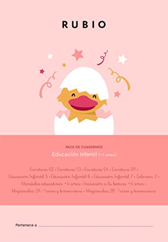 Pack de cuadernos Educación Infantil (+4 años) von Editorial Rubio