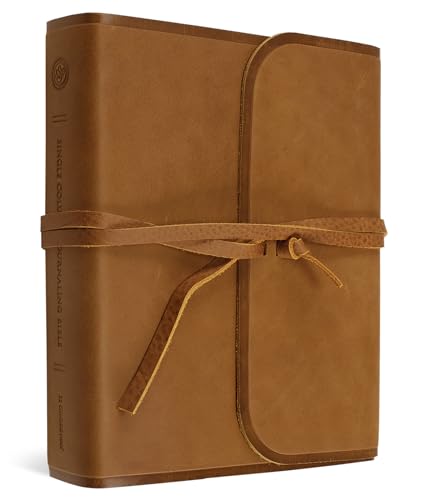 Holy Bible: Esv Single Column Journaling Bible Brown, Flap With Strap von Crossway Books