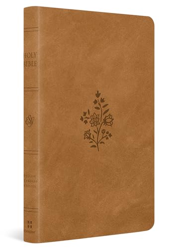 Holy Bible: English Standard Version, Nubuck Caramel, Trutone, Wildflower Design, Premium Gift Bible von Crossway Books