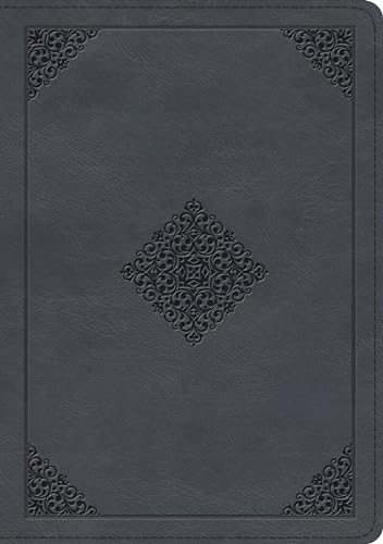 Holy Bible: English Standard Version, Slate Blue, Trutone, Ornament Design, Wide Margin Holy Bible: English Standard Version, Slate Blue, Trutone, Ornament Design, Wide Margin