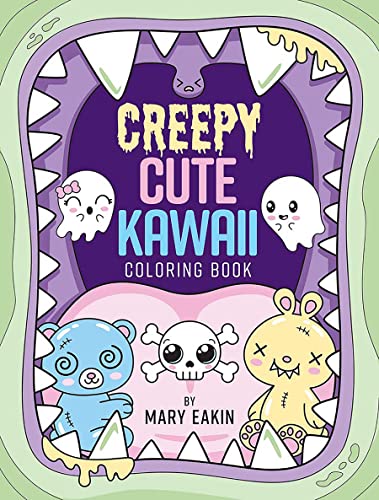 Creepy Cute Kawaii Coloring Book (Dover Adult Coloring Books)