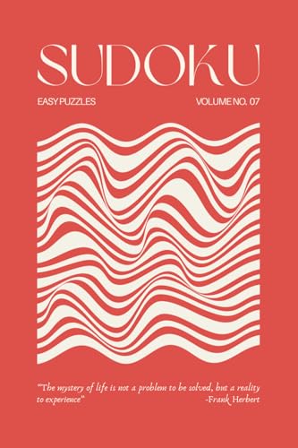 Pretty Pocket Sudoku - Easy Puzzles - Volume 07: 200 Sudoku Puzzles - Small Travel Friendly Size Only 4 x 6 Inches (Pop of Color - Pretty Pocket Sudoku, Band 7)