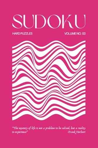 Pretty Pocket Sudoku - Hard Puzzles - Volume 03: 200 Sudoku Puzzles - Small Travel Friendly Size Only 4 x 6 Inches (Pop of Color - Pretty Pocket Sudoku, Band 3)