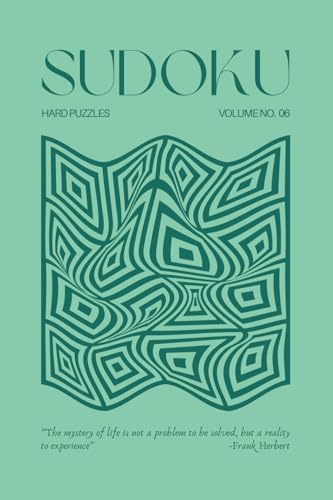 Pretty Pocket Sudoku - Hard Puzzles - Volume 06: 200 Sudoku Puzzles - Small Travel Friendly Size Only 4 x 6 Inches (Pop of Color - Pretty Pocket Sudoku, Band 6)