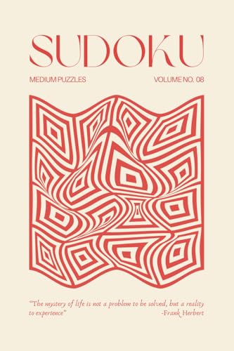 Pretty Pocket Sudoku - Medium Puzzles - Volume 08: 200 Sudoku Puzzles - Small Travel Friendly Size Only 4 x 6 Inches (Pop of Color - Pretty Pocket Sudoku, Band 8) von Independently published