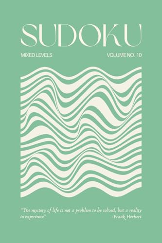 Pretty Pocket Sudoku - Mixed Level Puzzles - Volume 10: 300 Sudoku Puzzles - Small Travel Friendly Size Only 4 x 6 Inches (Pop of Color - Pretty Pocket Sudoku, Band 10)