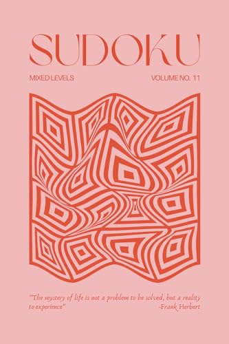 Pretty Pocket Sudoku - Mixed Level Puzzles - Volume 11: 300 Sudoku Puzzles - Small Travel Friendly Size Only 4 x 6 Inches (Pop of Color - Pretty Pocket Sudoku, Band 11)