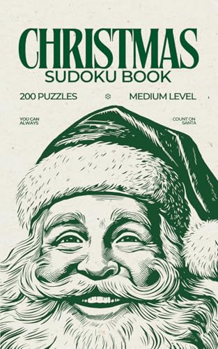 Sudoku Christmas Edition - 200 Medium Sudoku Books for Adults Large Print: The Perfect Stocking Stuffer for Seniors Sudoku Christmas Edition - 200 Medium Sudoku Books for Adults Large Print: The Perfect Stocking Stuffer for Seniors von Independently published