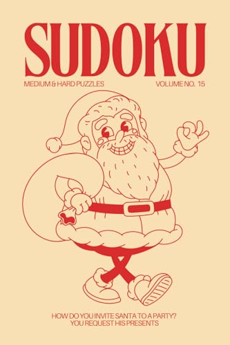 Sudoku Christmas Edition: 200 Medium & Hard Sudoku Puzzles - Pocket Size Perfect Christmas Stocking Stuffer for Adults Sudoku Christmas Edition: 200 Medium & Hard Sudoku Puzzles - Pocket Size Perfect Christmas Stocking Stuffer for Adults von Independently published