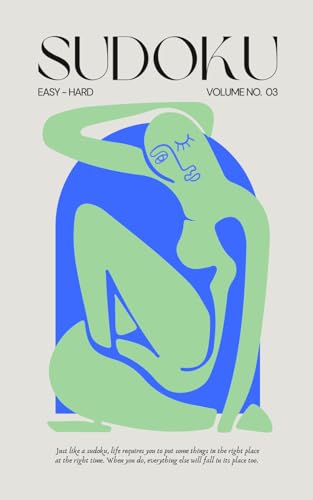 Sudoku - Easy to Hard: Over 365 Pretty Puzzles for Beautiful Brains - Large Print - Cute Modern Design Inspired by Matisse - Perfect Gift for Women, ... (Beauty & Brains - Stylish Sudoku Series) von Independently published