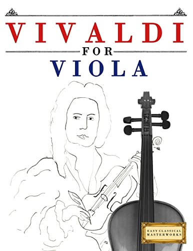 Vivaldi for Viola: 10 Easy Themes for Viola Beginner Book