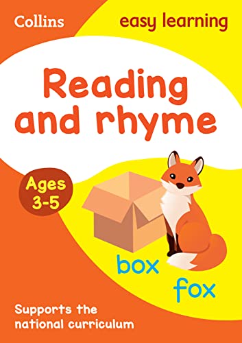 Reading and Rhyme Ages 3-5: Ideal for home learning (Collins Easy Learning Preschool) von Collins