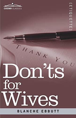 Don'ts for Wives Don'ts for Wives