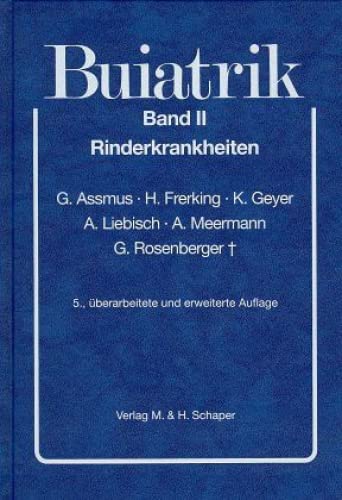 Buiatrik, Bd.2, Rinderkrankheiten von Schaper