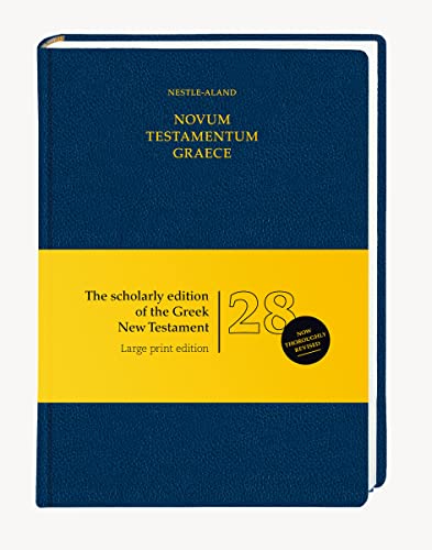 Novum Testamentum Graece (Nestle-Aland) 28. Auflage: Großdruckausgabe (Ediciones científicas de la Deutsche Bibelgesellschaft)