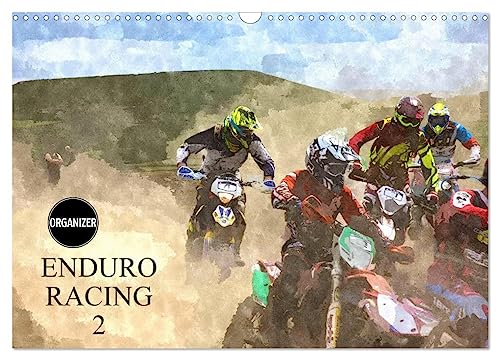 ENDURO RACING 2 (Wall Calendar 2025 DIN A3 landscape), CALVENDO 12 Month Wall Calendar: Off road racing at its best