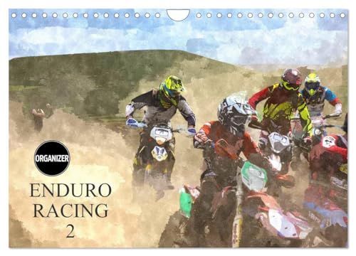 ENDURO RACING 2 (Wall Calendar 2025 DIN A4 landscape), CALVENDO 12 Month Wall Calendar: Off road racing at its best
