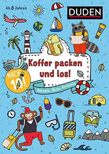 Mach 10! Koffer packen und los! - Ab 8 Jahren: Rätseln, Üben, Knobeln