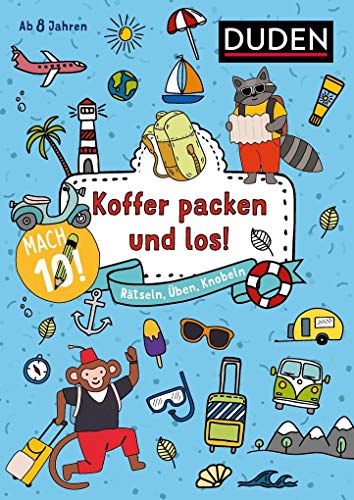 Mach 10! Koffer packen und los! - Ab 8 Jahren: Rätseln, Üben, Knobeln