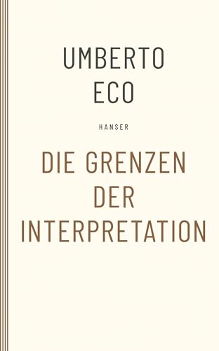 Die Grenzen der Interpretation von HANSER FACHBUCHVERLAG