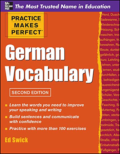 Practice Makes Perfect German Vocabulary (Practice Makes Perfect Series)