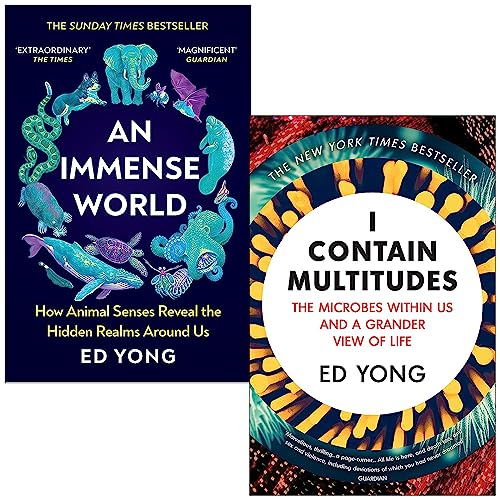 Ed Yong Collection 2 Books Set (An Immense World, I Contain Multitudes)