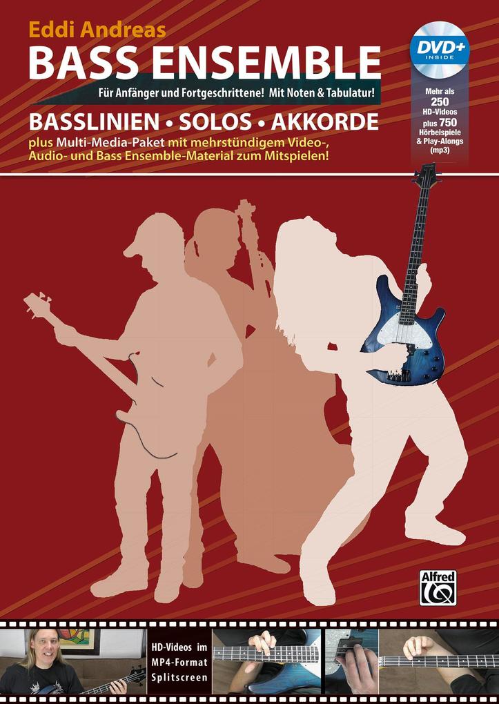 Bass Ensemble - plus Multi-Media-Paket mit mehrstündigem Video- Audio- und Bass Ensemble-Material zum Mitspielen! von Alfred Music Publishing G