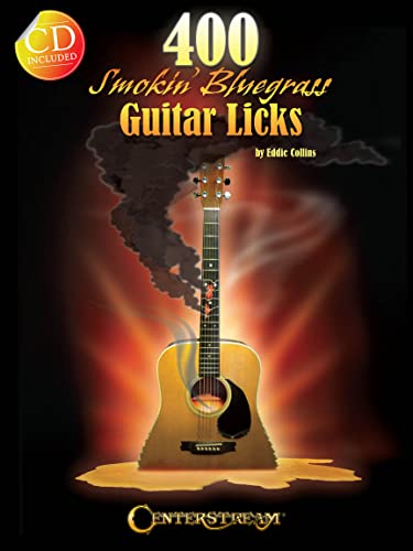 400 Smokin' Bluegrass Guitar Licks: Noten, CD für Gitarre von Centerstream Publications