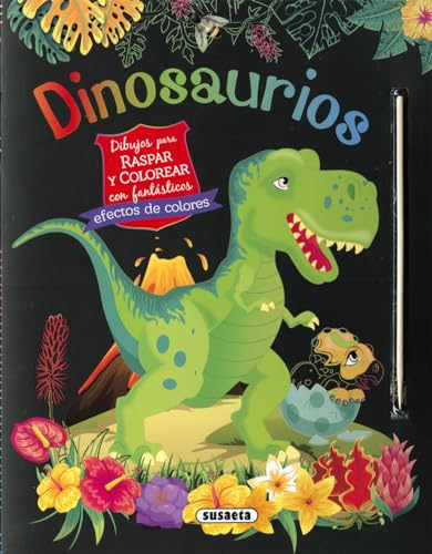 Dinosaurios. Dibujos para raspar y colorear von SUSAETA