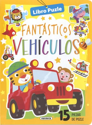 Fantásticos vehículos (Libro puzle de 15 piezas) von SUSAETA
