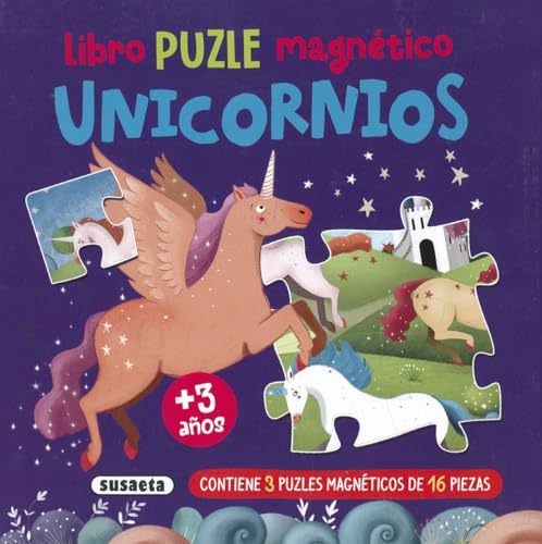 Libro puzle magnético. Unicornios von SUSAETA