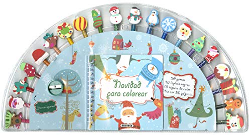 Navidad para colorear (Lápices y gomas)