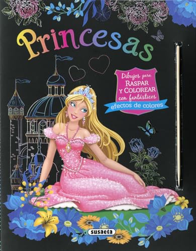 Princesas. Dibujos para raspar y colorear von SUSAETA