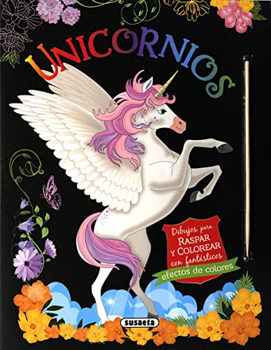 Unicornios. Dibujos para raspar y colorear Unicornios. Dibujos para raspar y colorear