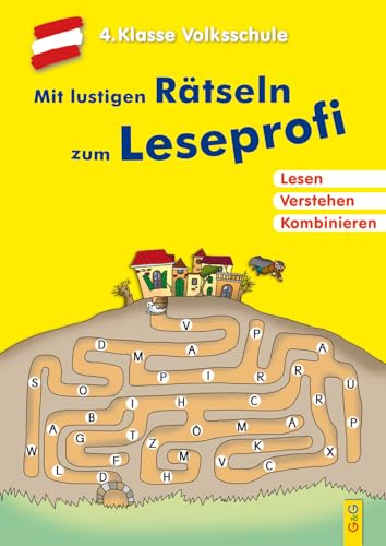 Mit lustigen Rätseln zum Leseprofi - 4. Klasse Volksschule: Lesen. Verstehen. Kombinieren.