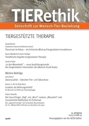 TIERethik (14.Jahrgang 2022/2): Zeitschrift zur Mensch-Tier-Beziehung