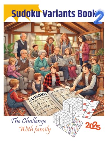 Sudoku Variants Book The challenge with family 2 von Independently published