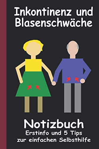 Inkontinenz und Blasenschwäche Notizbuch: Erstinfo und 5 Tips zur einfachen Ersthilfe und Prävention (vorbeugen). Notizen helfen bei Diagnosen und Therapien 115 Seiten ca DIN A5 (6x9 inch) von Independently published