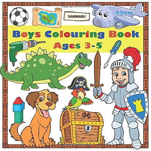 Boys Colouring Book: Ages 3-5